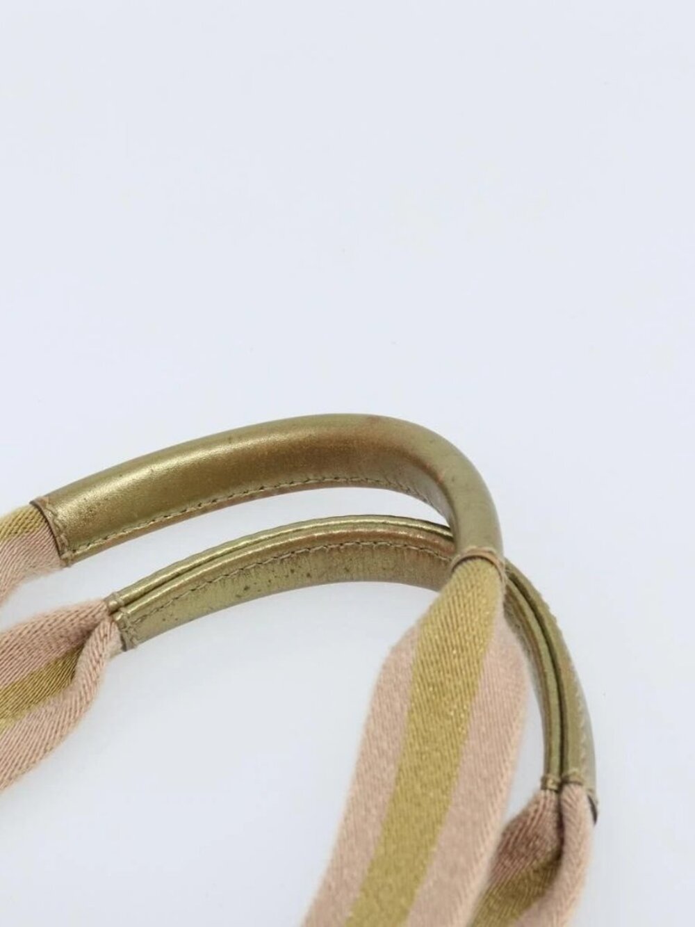 GUCCI GG Canvas Hand Bag Beige Gold 131228 Auth gh1835 - Picture 9 of 16